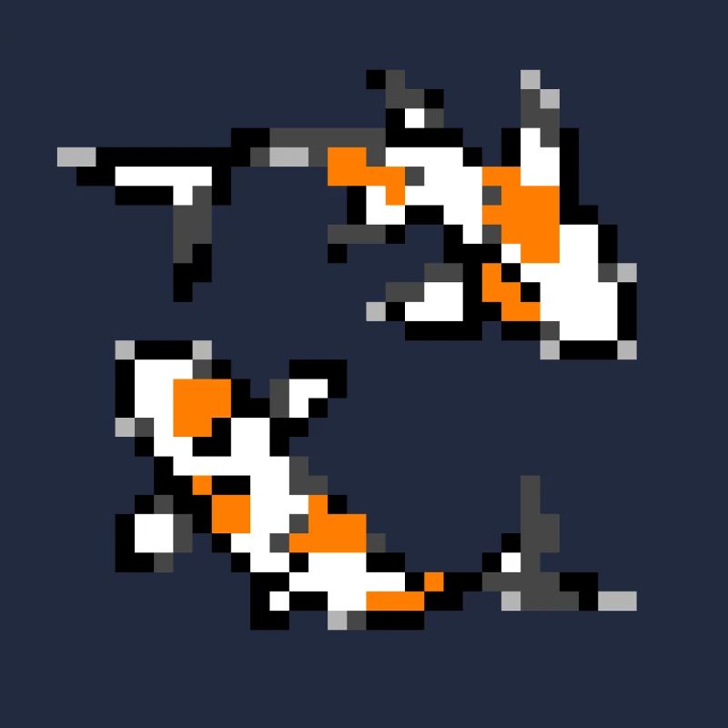 Pixelart Koi