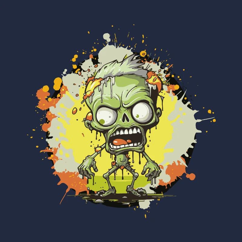  Zombie Splatter Cartoon