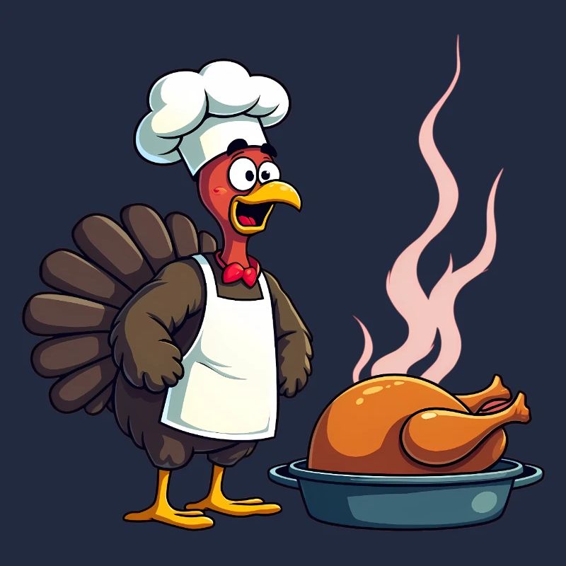 Cuisinier de dinde de Thanksgiving