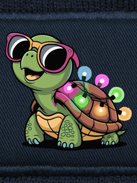 Lichtschein Turtle mit Sonnenbrille
