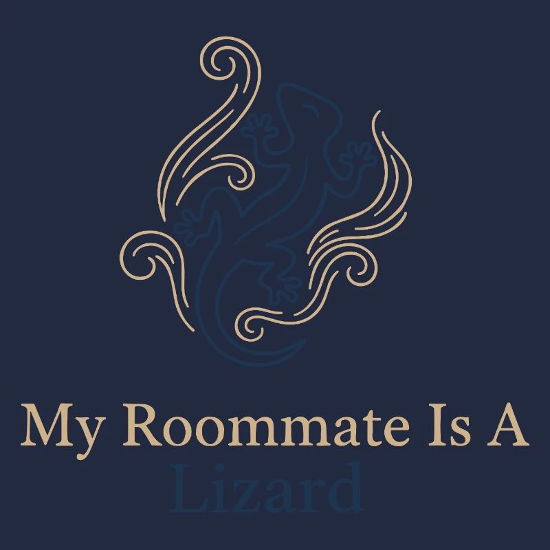 My roommate is a lizard
