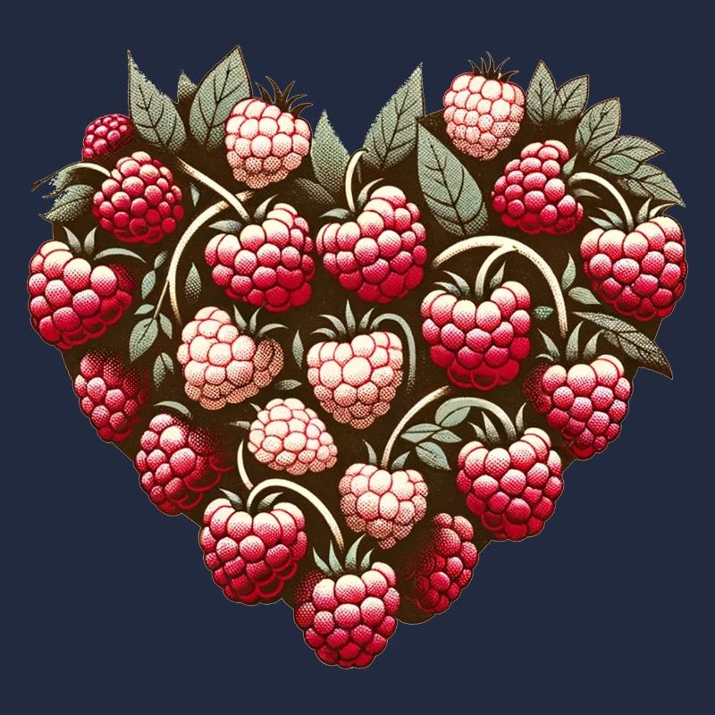 Raspberry Heart Pattern