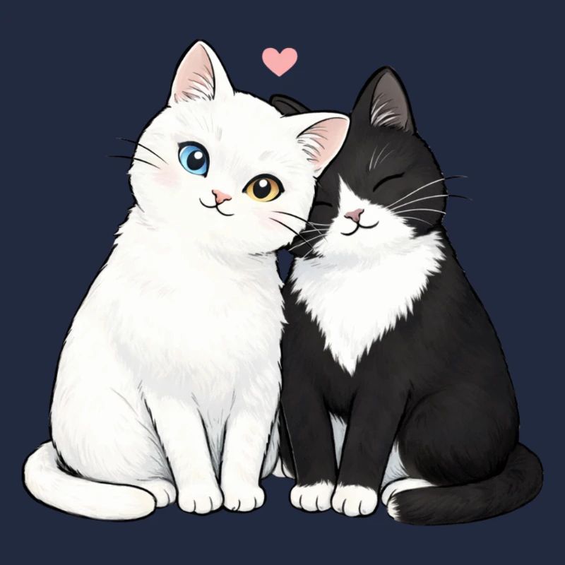 Katzenfreunde Duo Herzchen