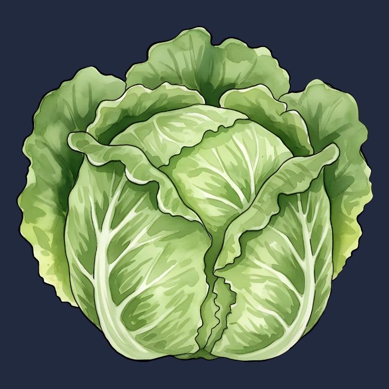 Kopfsalat Blattkunst