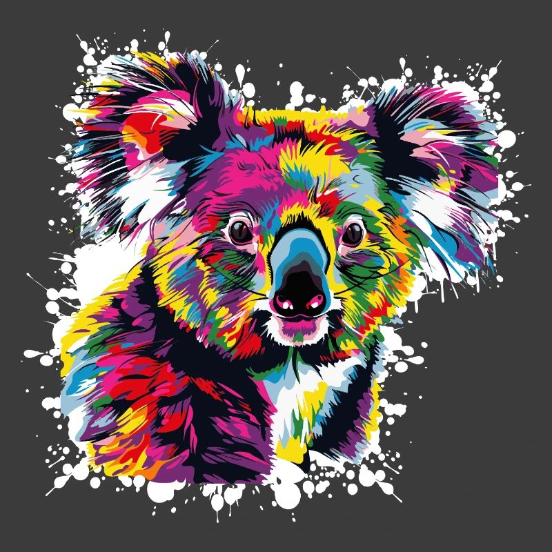 Creative Koala Color Explosion