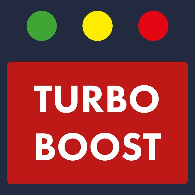 Turbo Boost Retro-Text