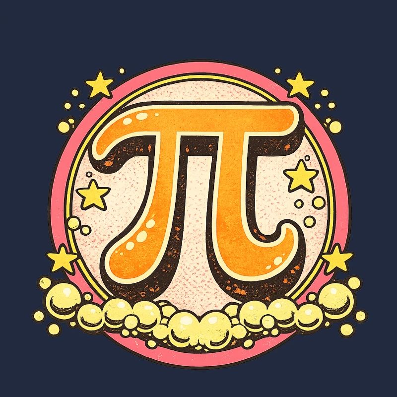 Pi Pop Retro-Abzeichen