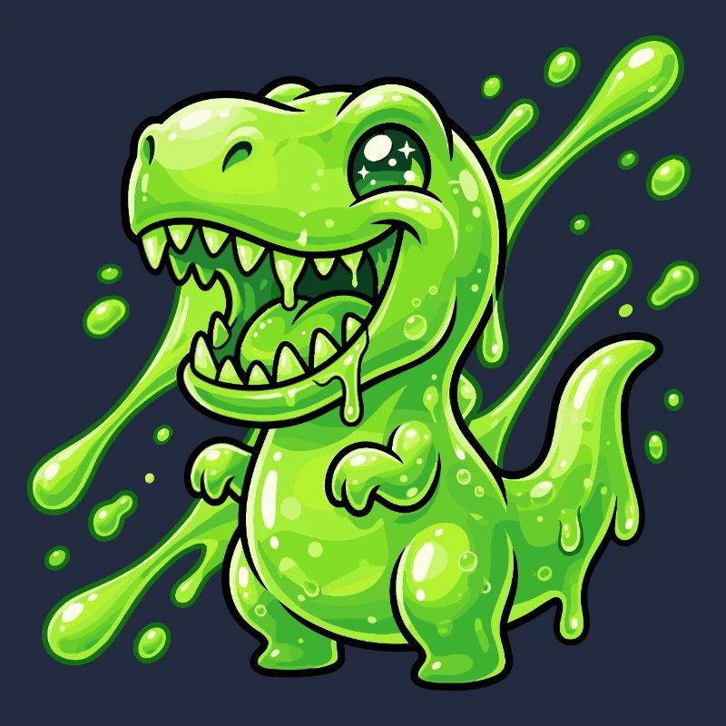 Dino vert blob