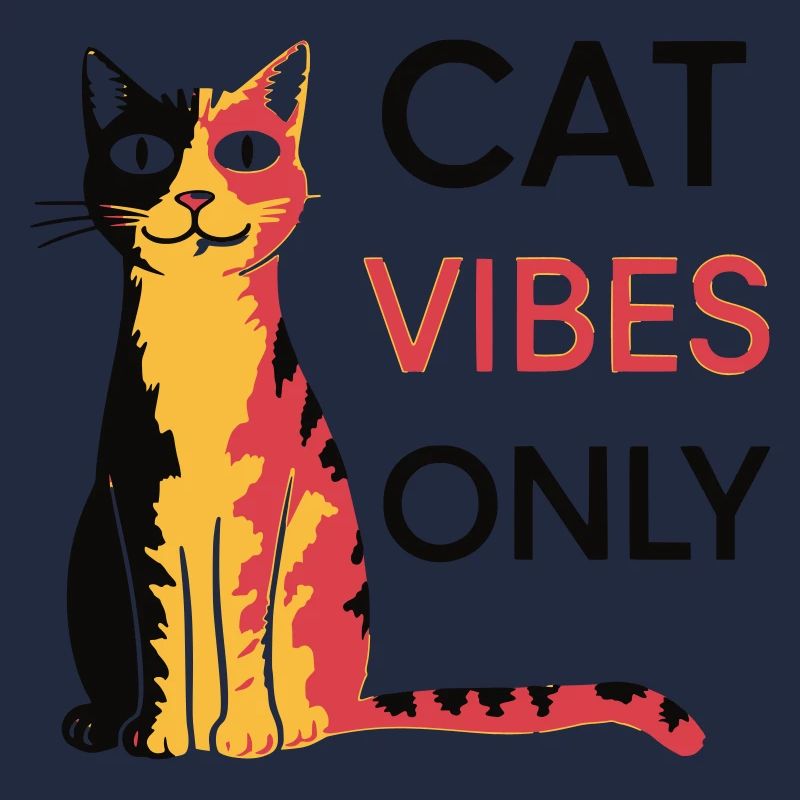 Katzen Vibes Only Design