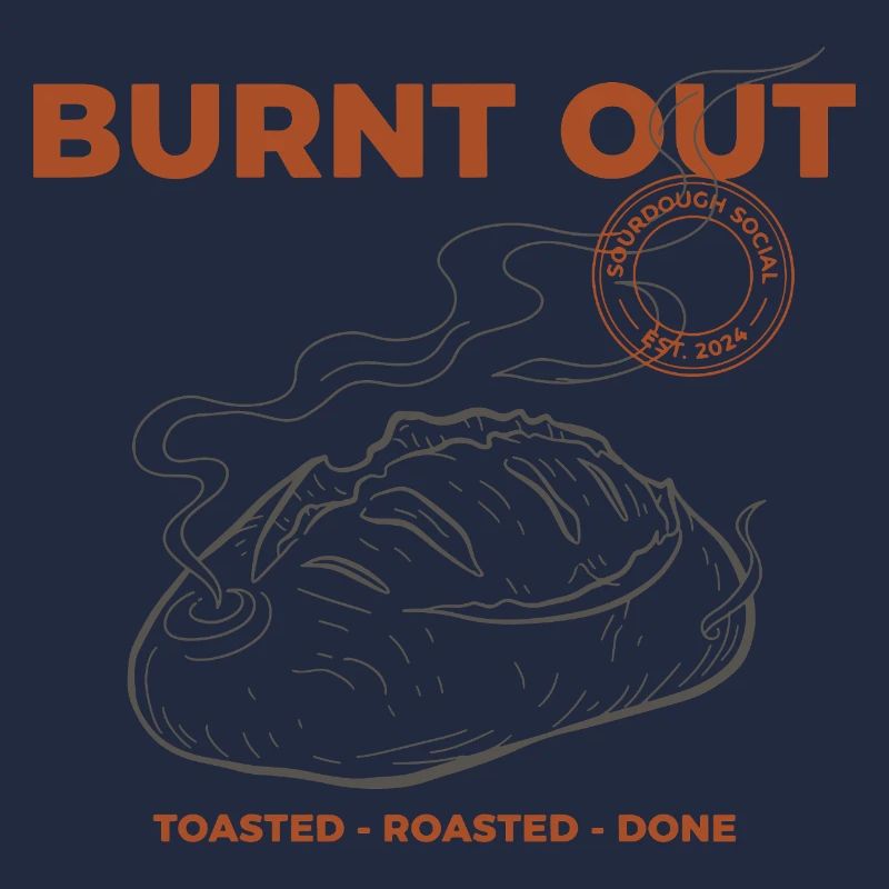Sauerteigbrot-Backen Burnout Bäcker-Ära