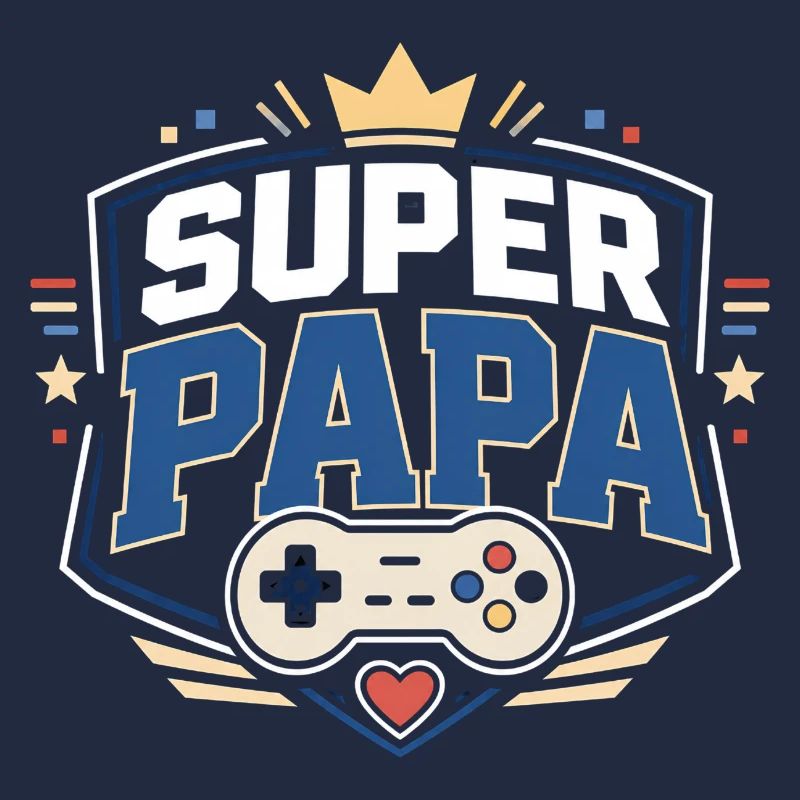 Super Papa Gaming Schild