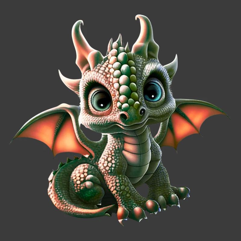 Petit Dragon Ami : Bébé Dragon mignon