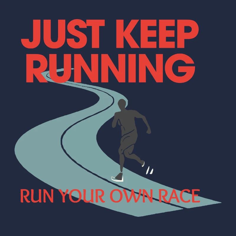 Jogging, Endurance Runner Fitness, continue simplement à courir