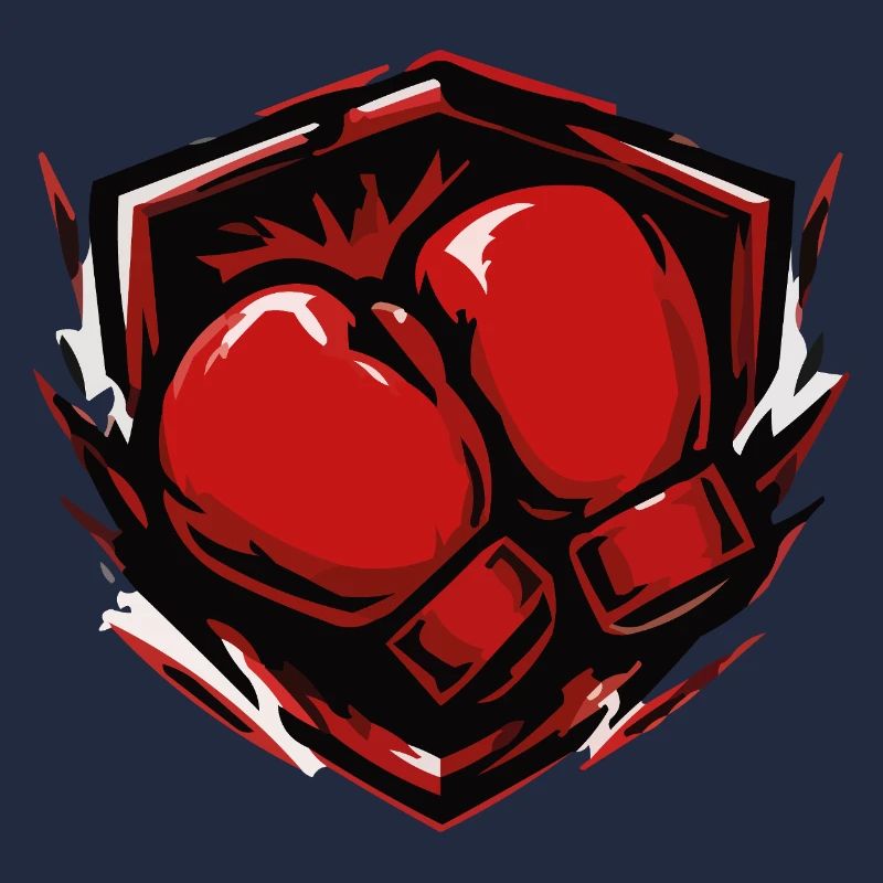 Boxen Boxhandschuhe Schild