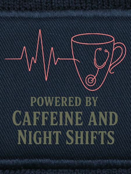 Kaffeeherz Stethoskop Motiv
