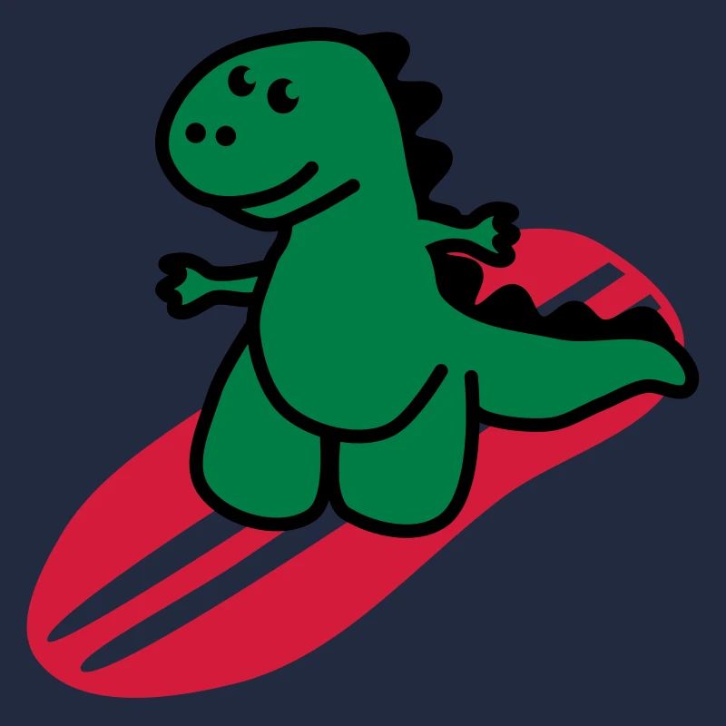 Surfing Dinosaurier
