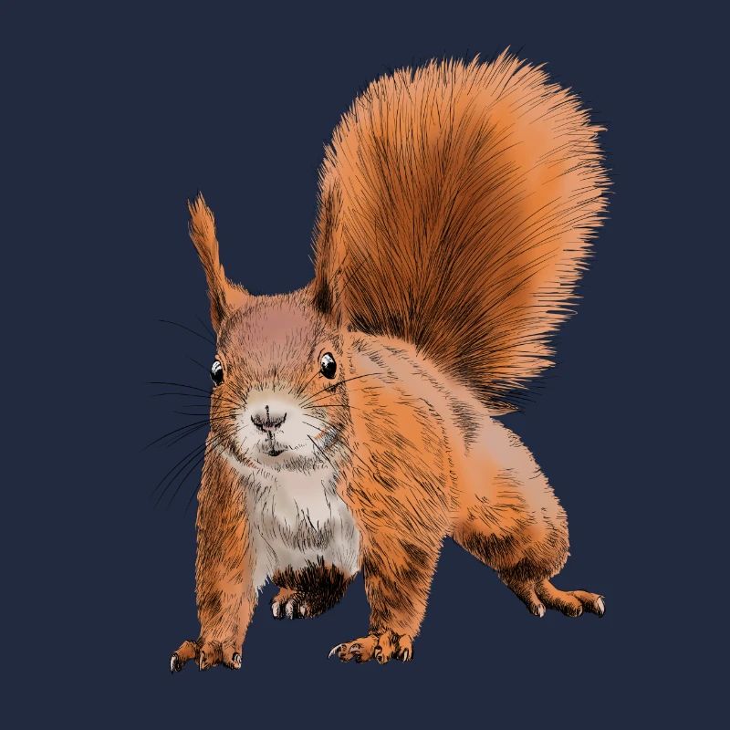 Fabelhafter Eichhörnchen Druck