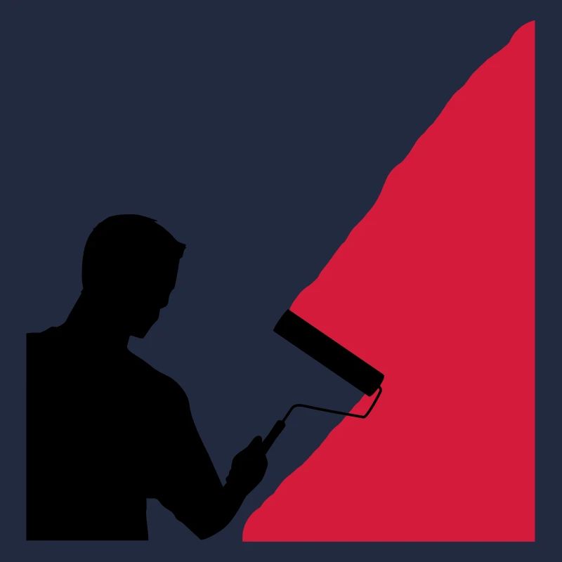 Painter and painter - vector