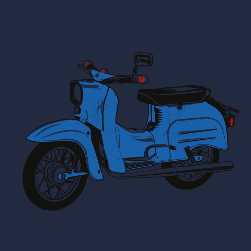 Simson Schwalbe blau