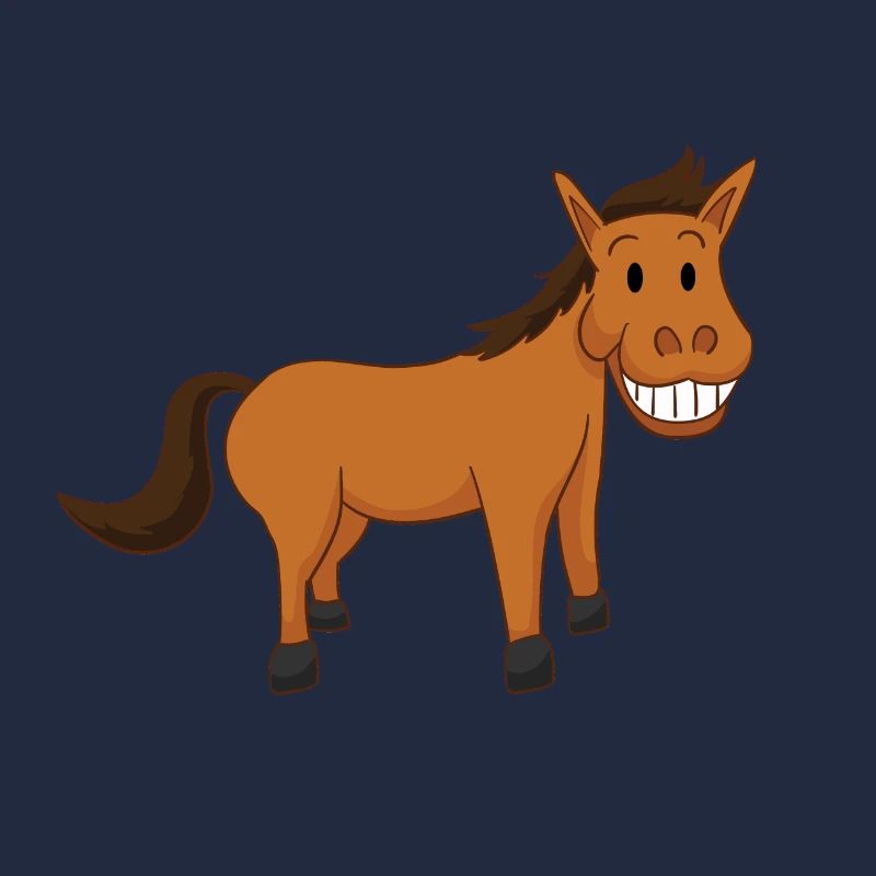 Lustiges Pferd