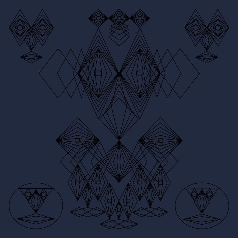 Abstraktes Design:Crazy Faces Art