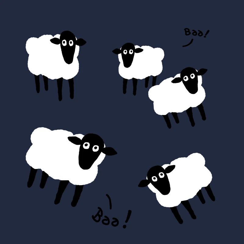 cinq moutons