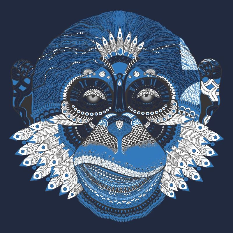 Abstract monkey Gift Gift idea