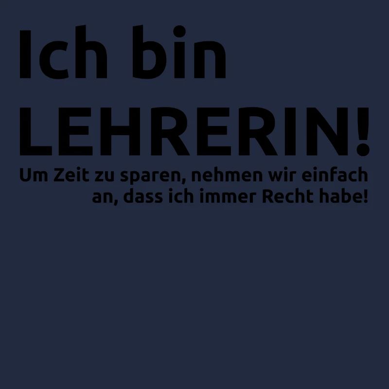 Ich bin Lehrerin Spruch Geschenk Geschenkidee