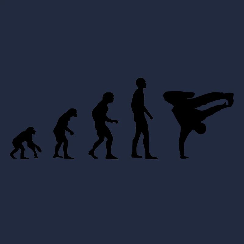 Breakdance Evolution Silhouette