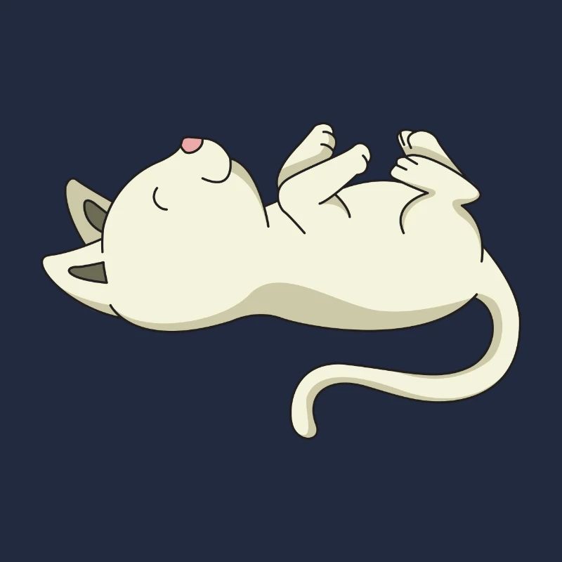 Sleeping kitten gift pet