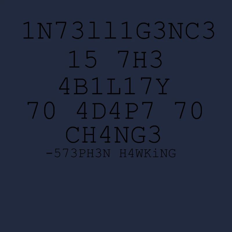 Intelligenz 573PH3N H4WKiNG Stephen Hawking