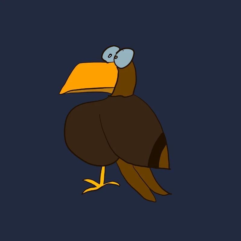 Little clumsy eagle