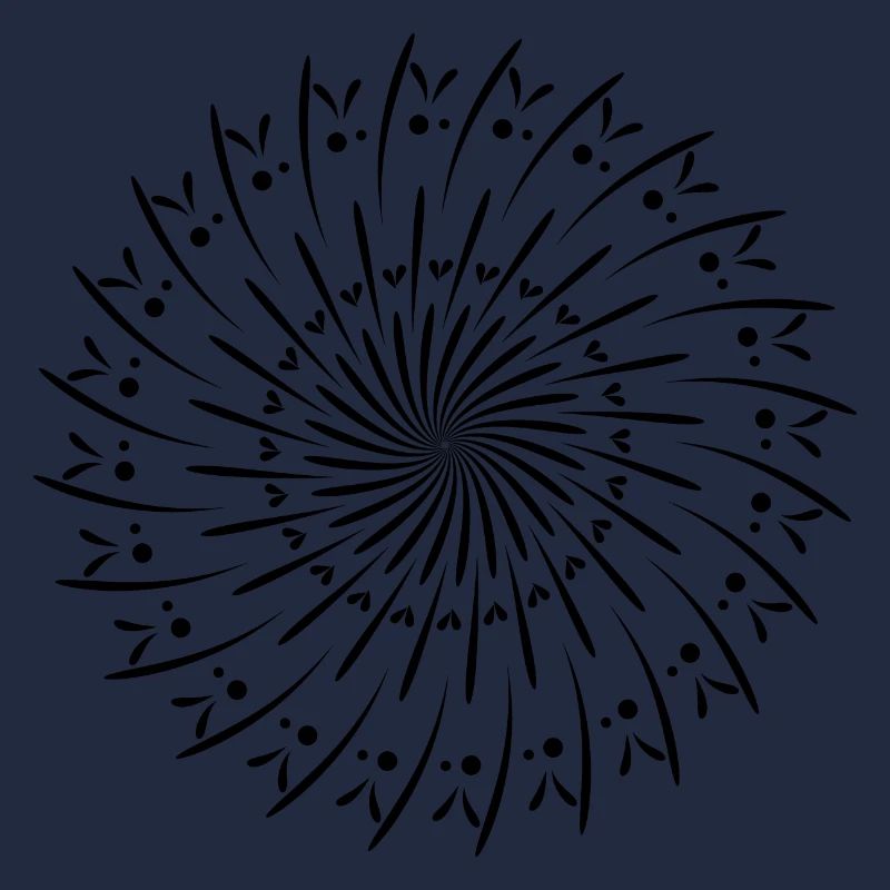 Rotating Circle Pattern Circle Gift Idea