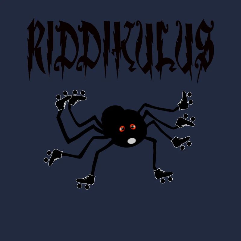 Spider with roller skates