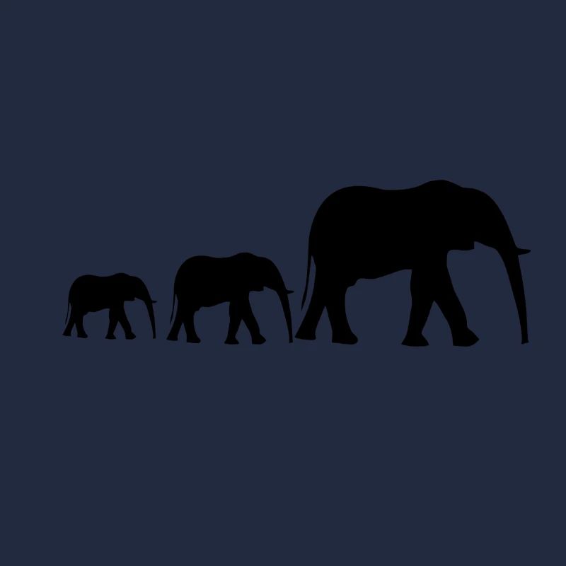 famille éléphant