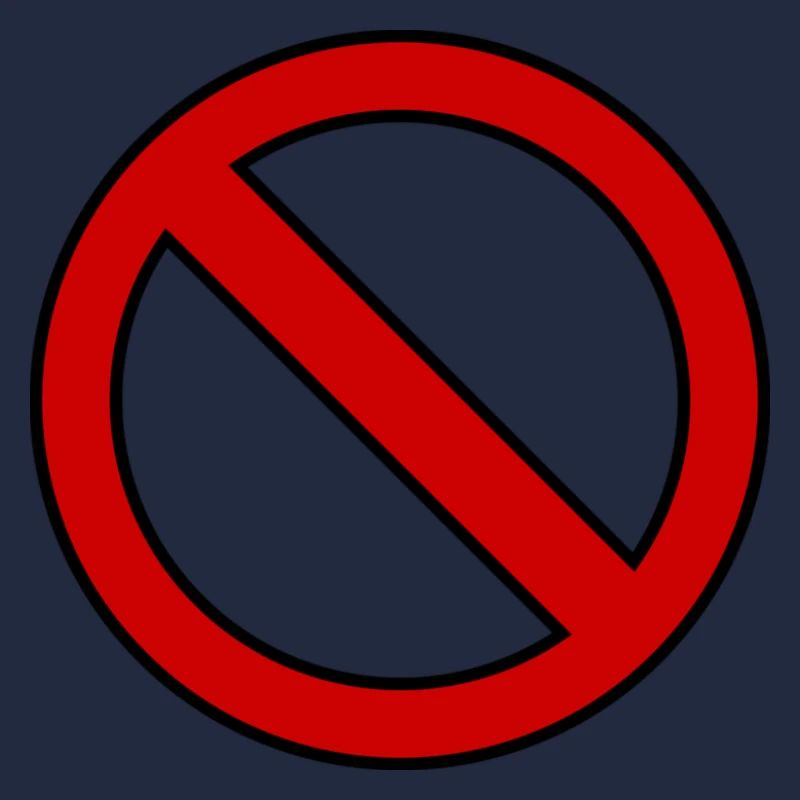 Prohibited signboard gift idea