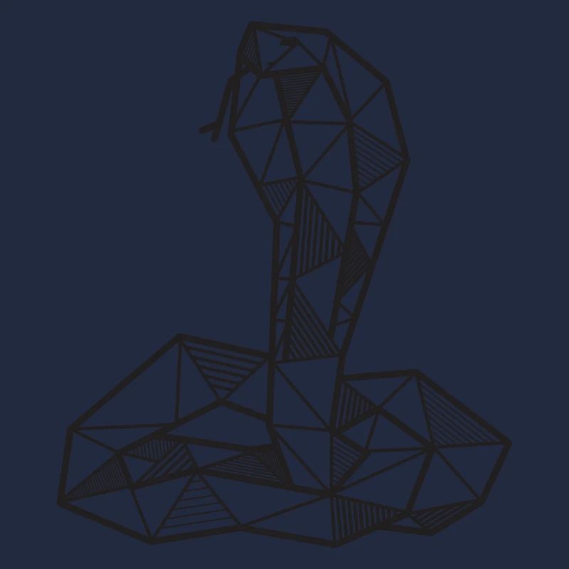 Cobra snake geometric gift animal hipster