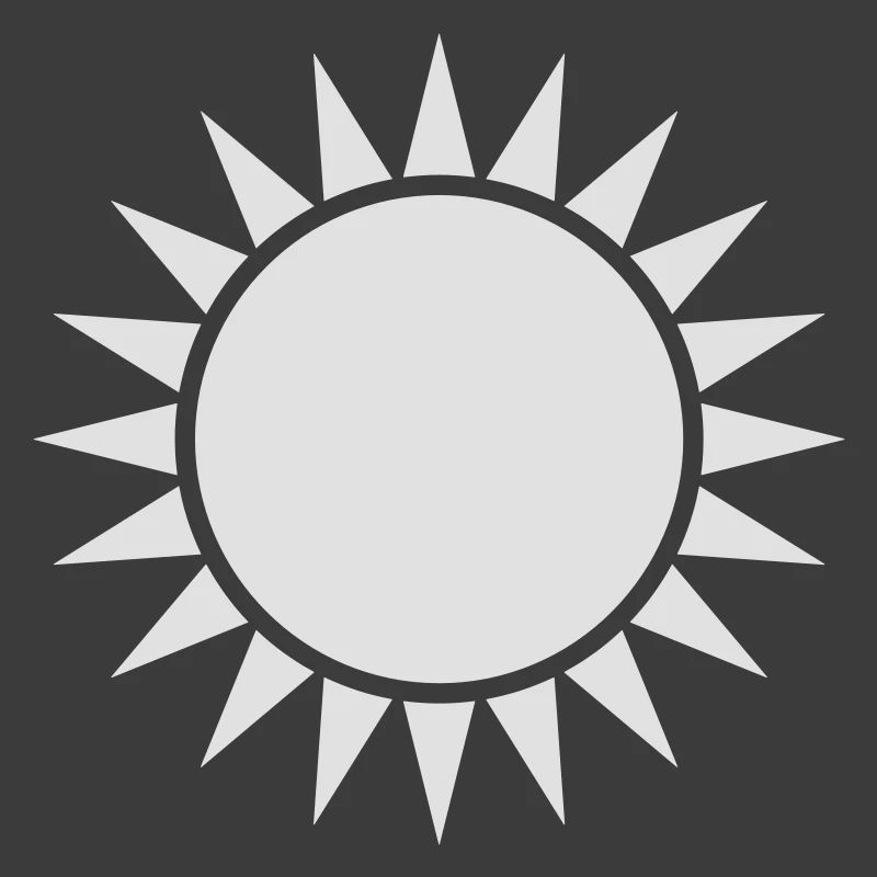 sonne weiss