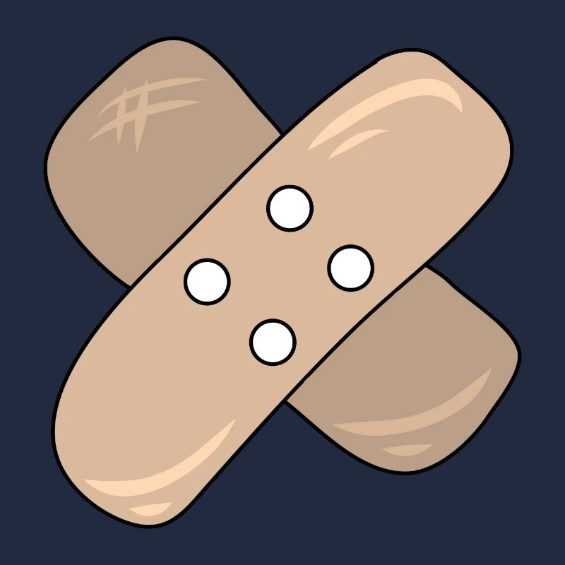 Patch, blessure, blessure, guérison, idée cadeau