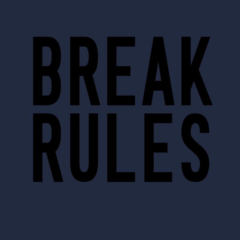 break rules black