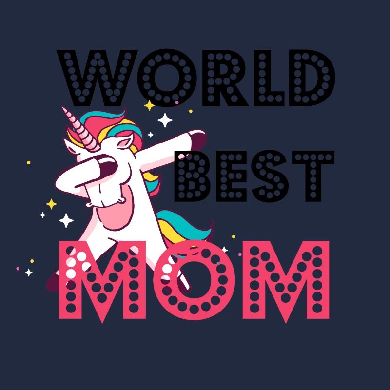 Weltbeste Mama Geschenk Mutter Einhorn dabbing