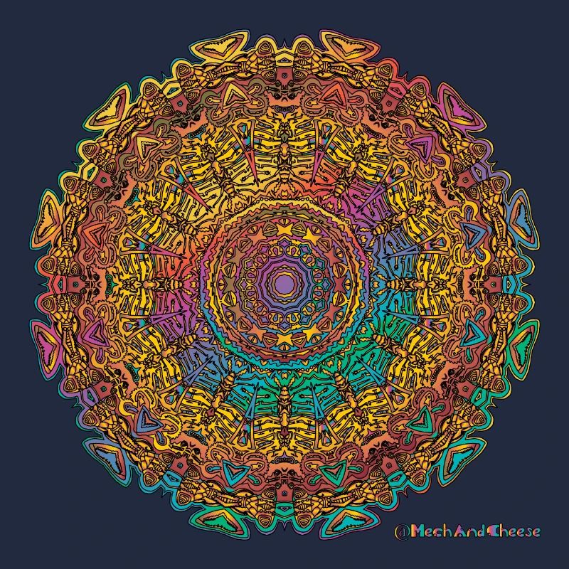 Kaleidoskop-Mandala