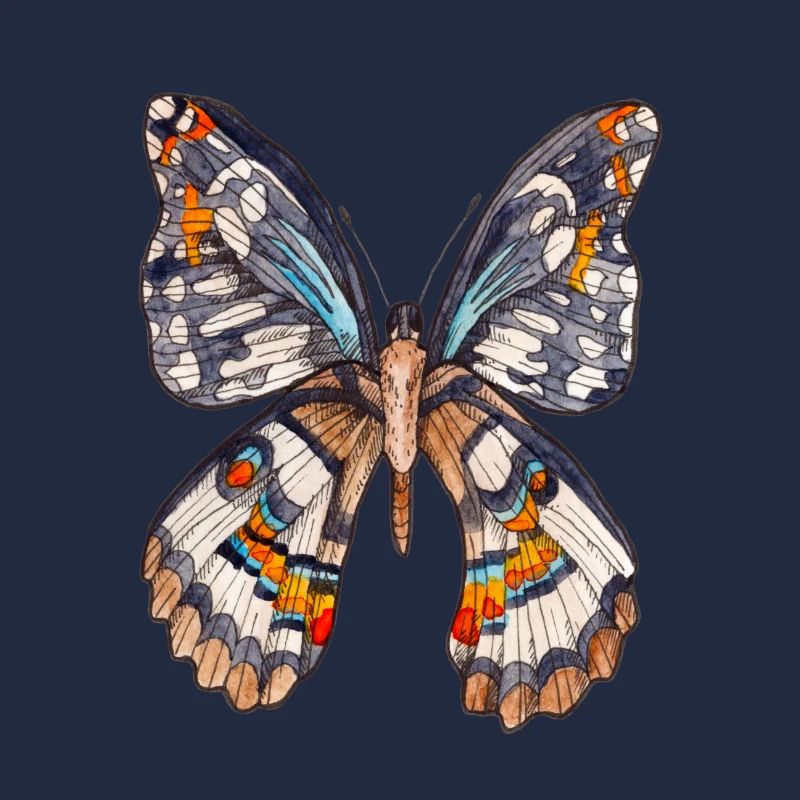 Papillon brun