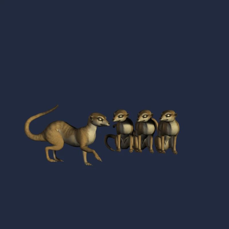 Lustige Erdmännchen