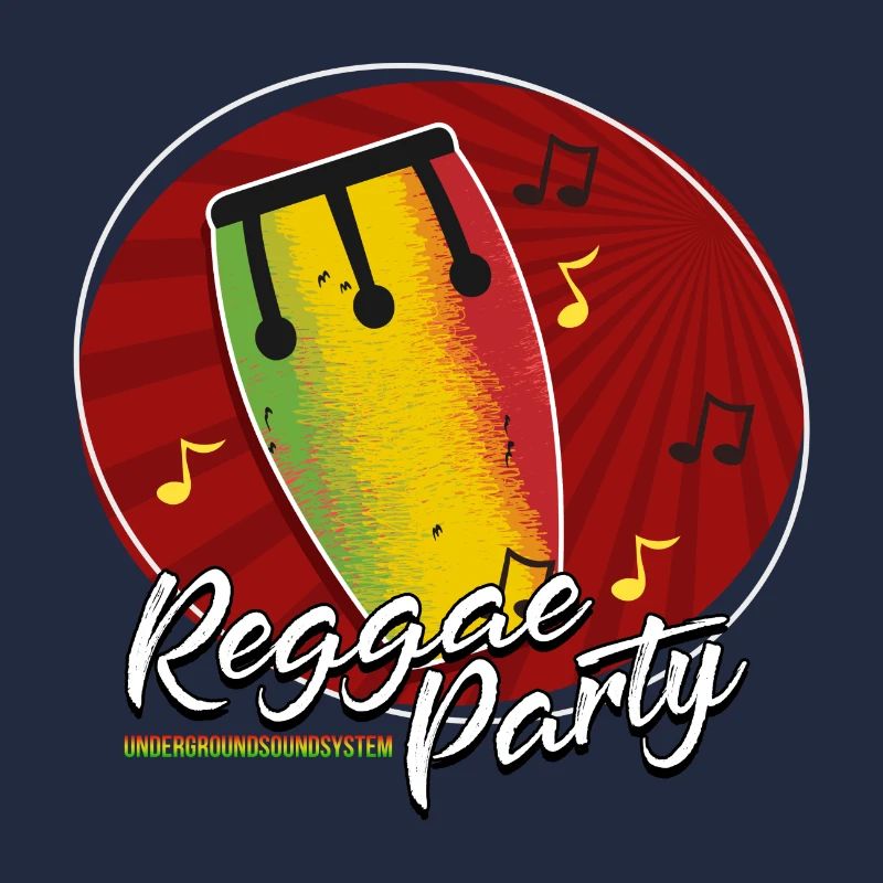 Reggae Party Drum Tee