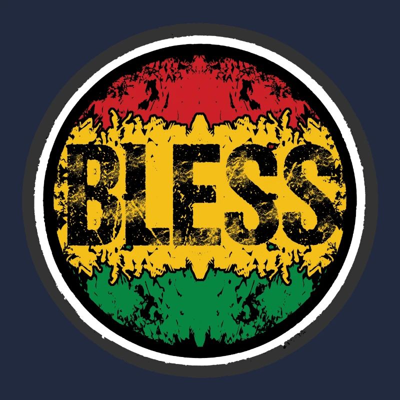 Rastafarian Floral Pattern