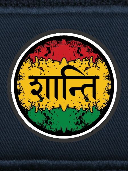 Indischer Friedensschriftzug Reggae