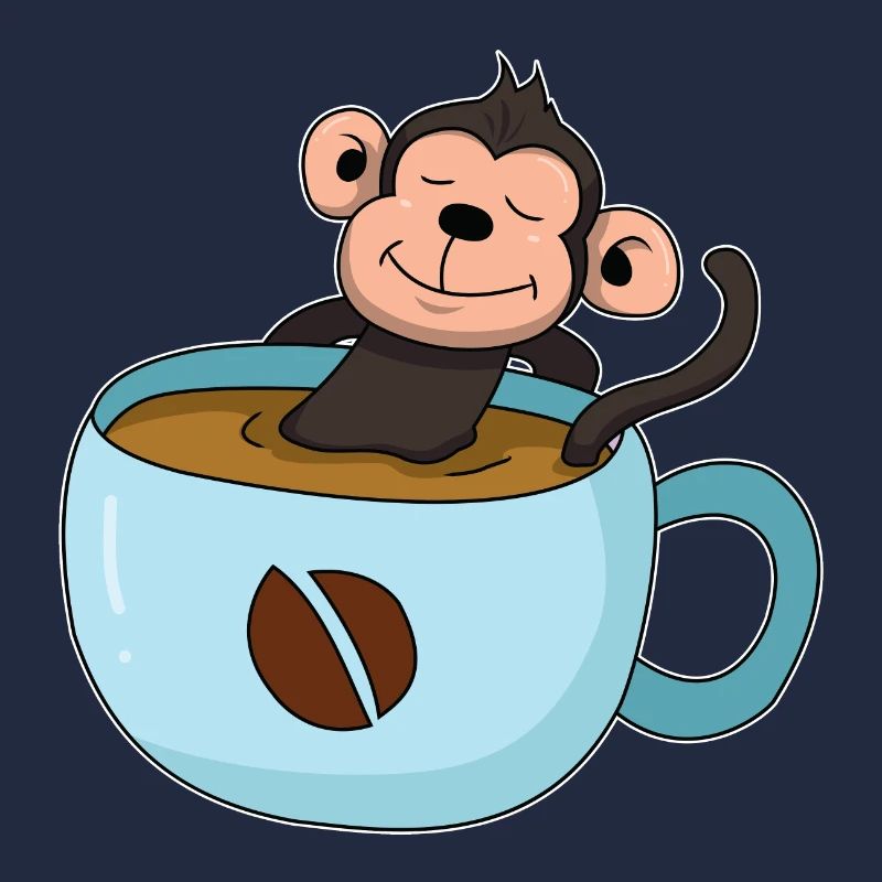Kaffee-Äffchen