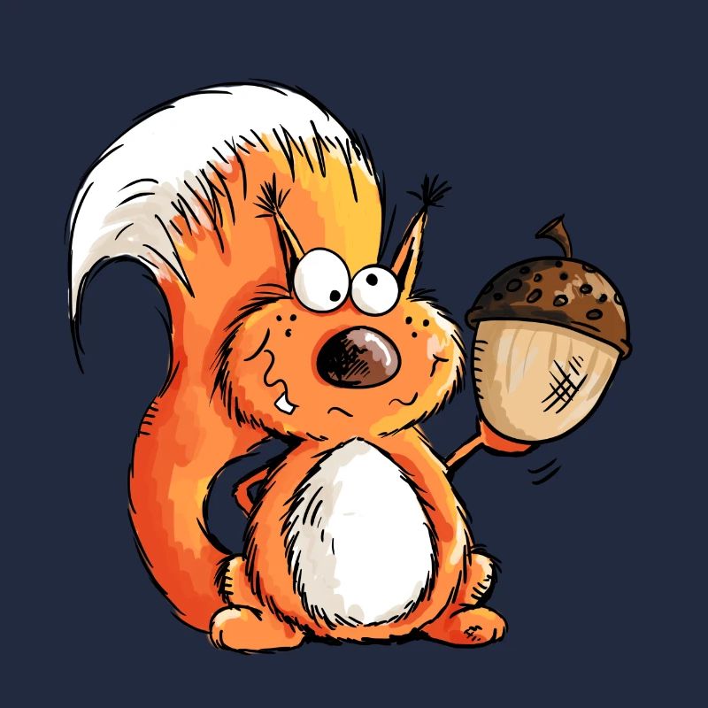 Eichhörnchen - Tier - Tiere - Eichel - Wald