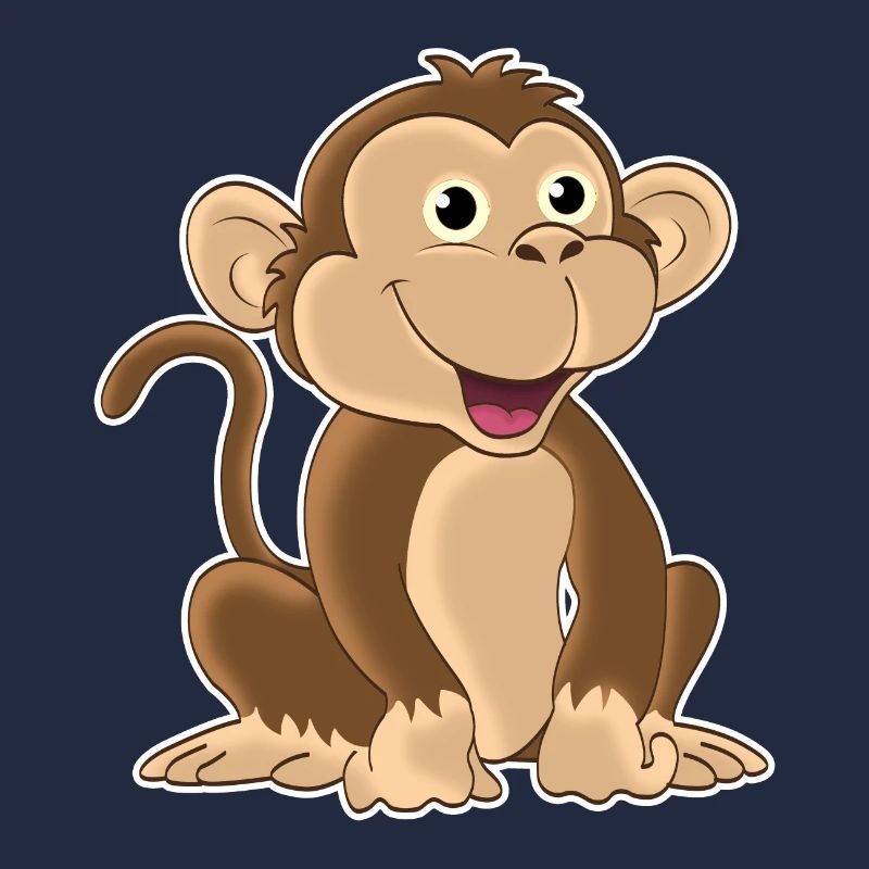 Lustiger Affe